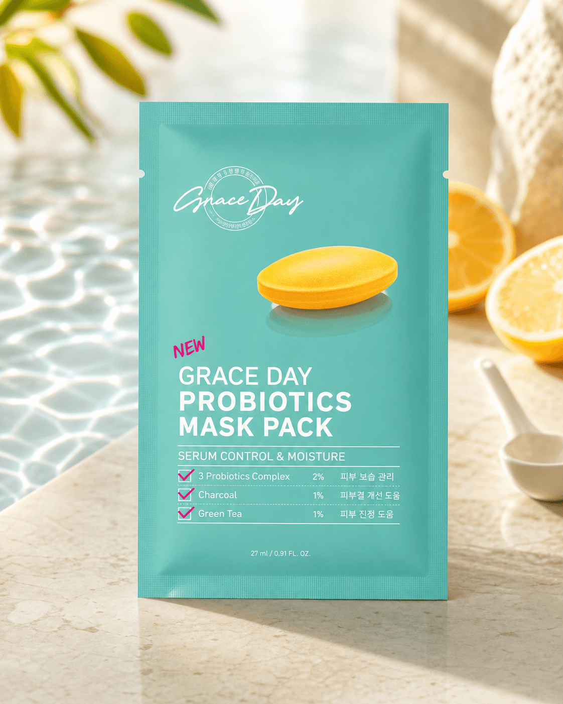Grace Day Probiotics Ampoule Mask Pack