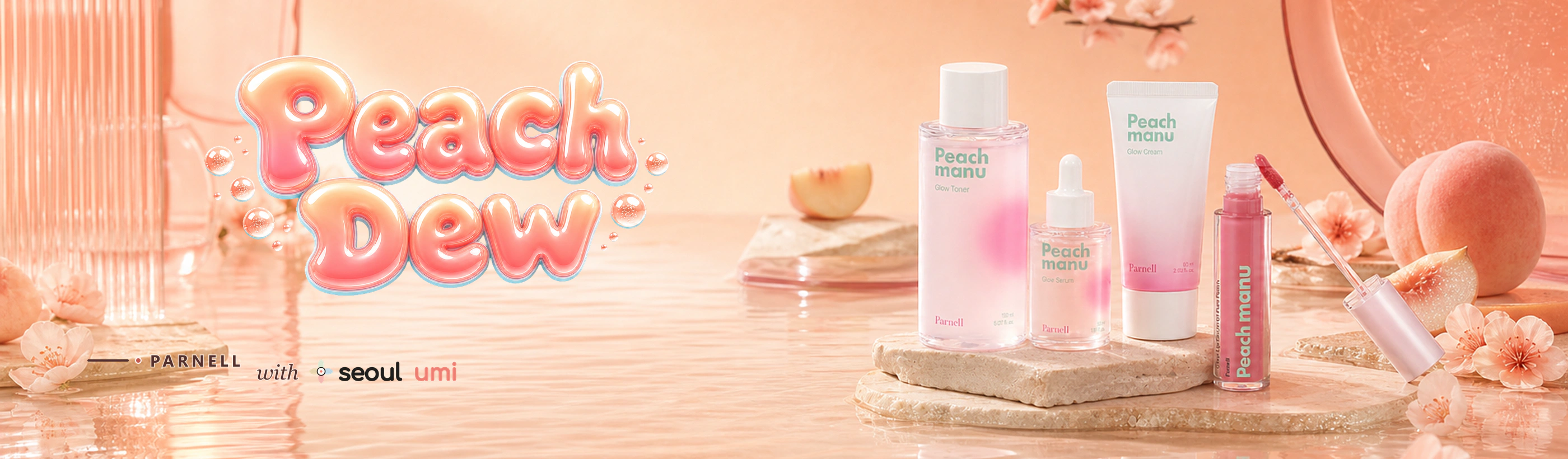Parnell Peach Dew Seoulumi campaign