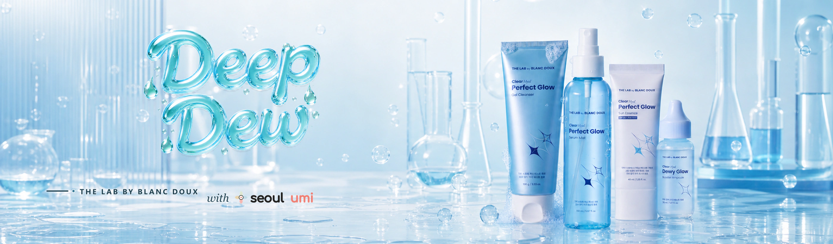 THE LAB by BLANC DOUX Deep Dew Seoulumi campaign
