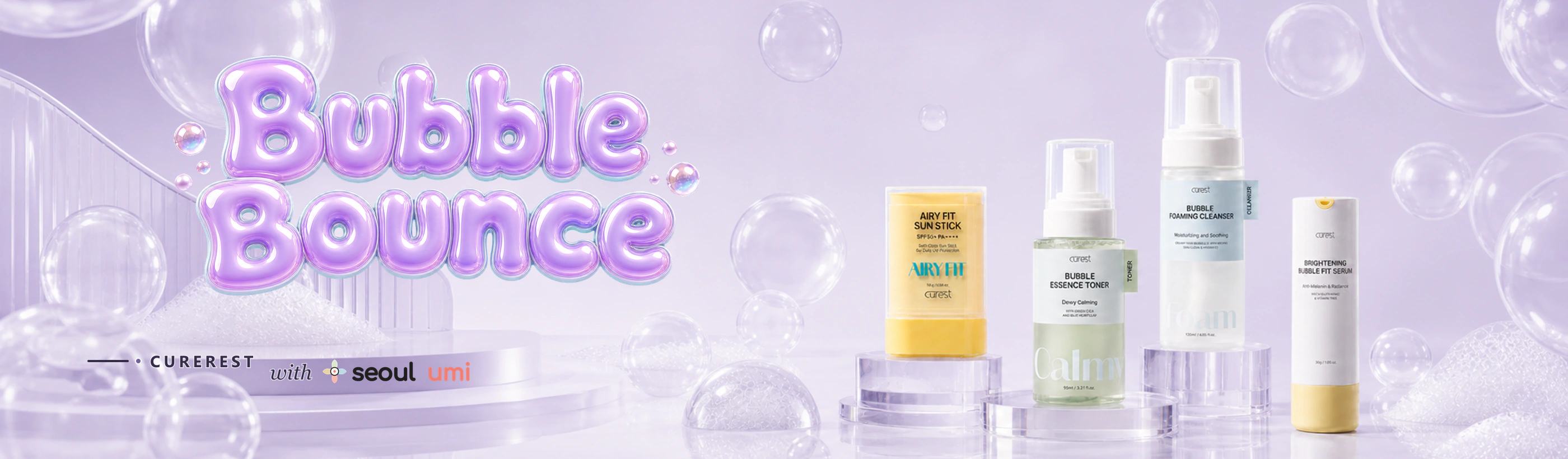 CureRest Bubble Bounce Seoulumi campaign