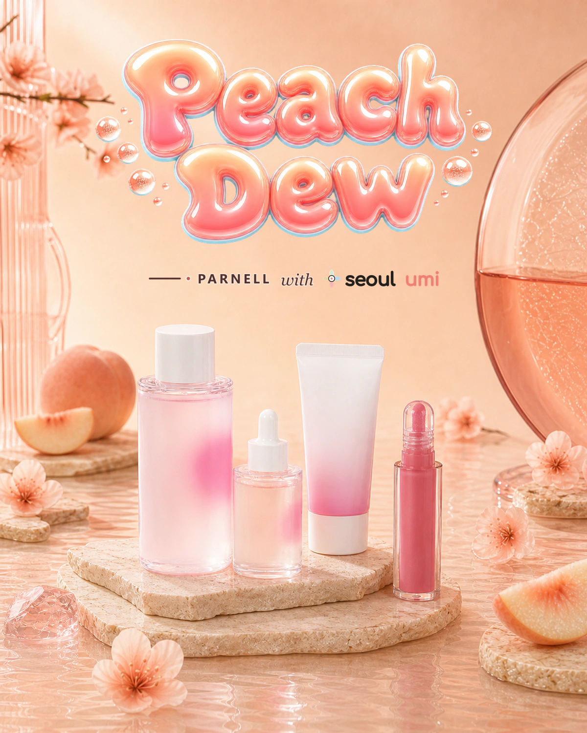 Parnell Peach Dew Seoulumi campaign