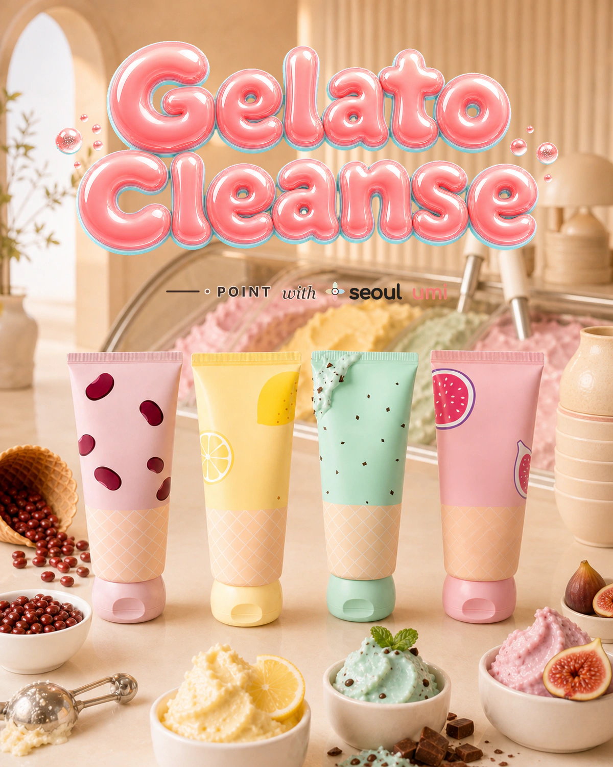 POINT Gelato Cleanse Seoulumi campaign