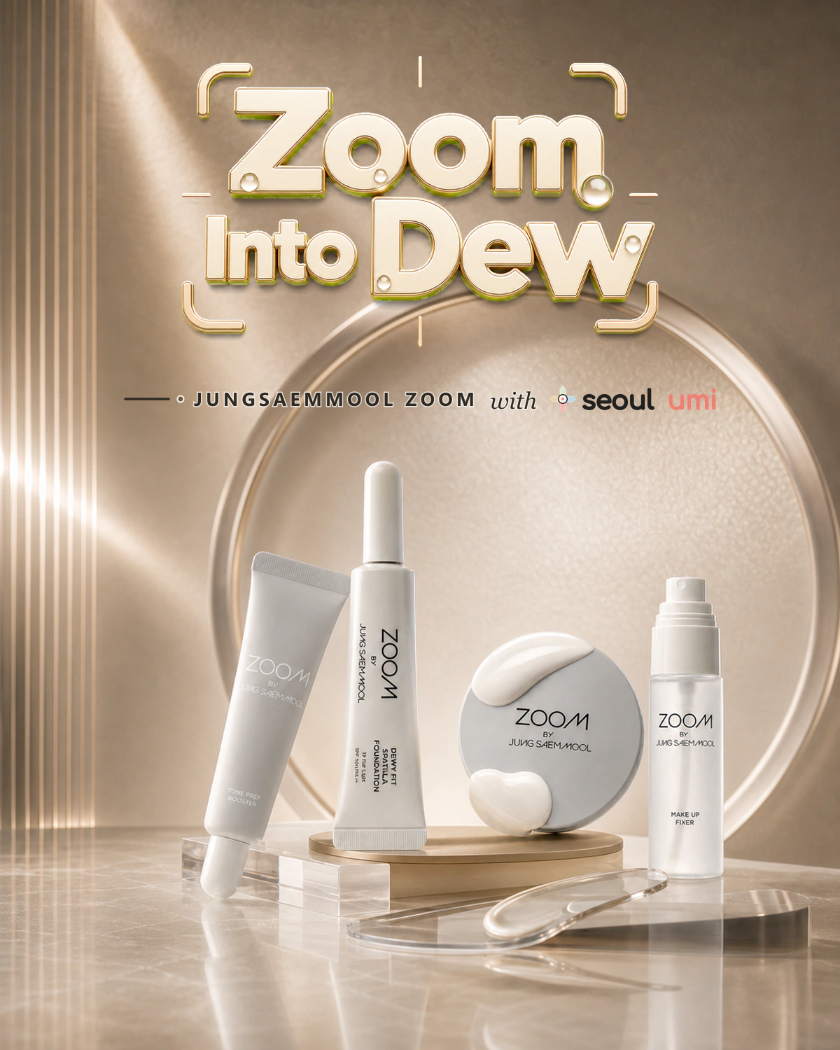 JUNGSAEMMOOL Zoom Into Dew Seoulumi campaign