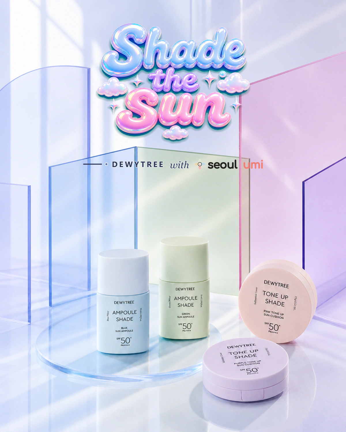 DEWYTREE Shade the Sun Seoulumi campaign