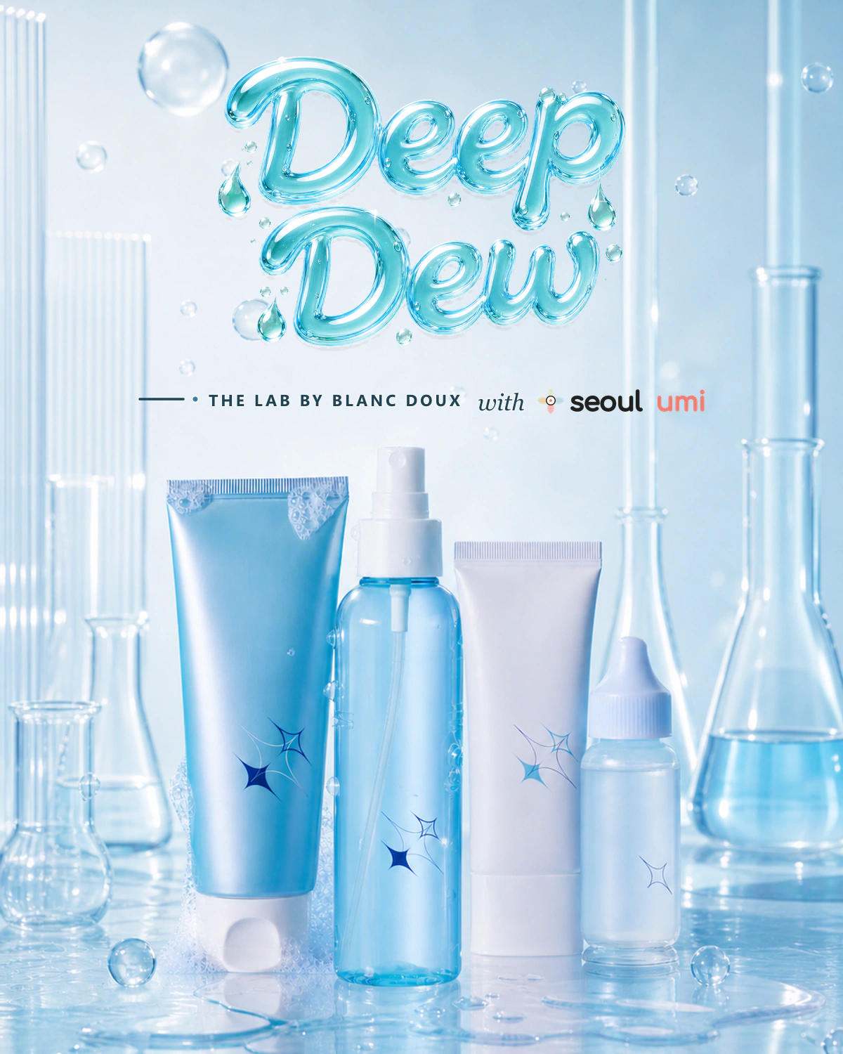 THE LAB by BLANC DOUX Deep Dew Seoulumi campaign
