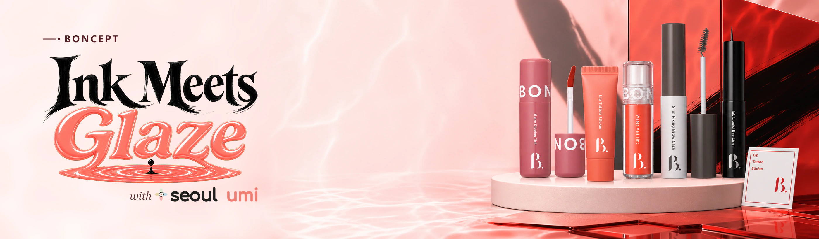 BONCEPT Ink Meets Glaze beauty campaign