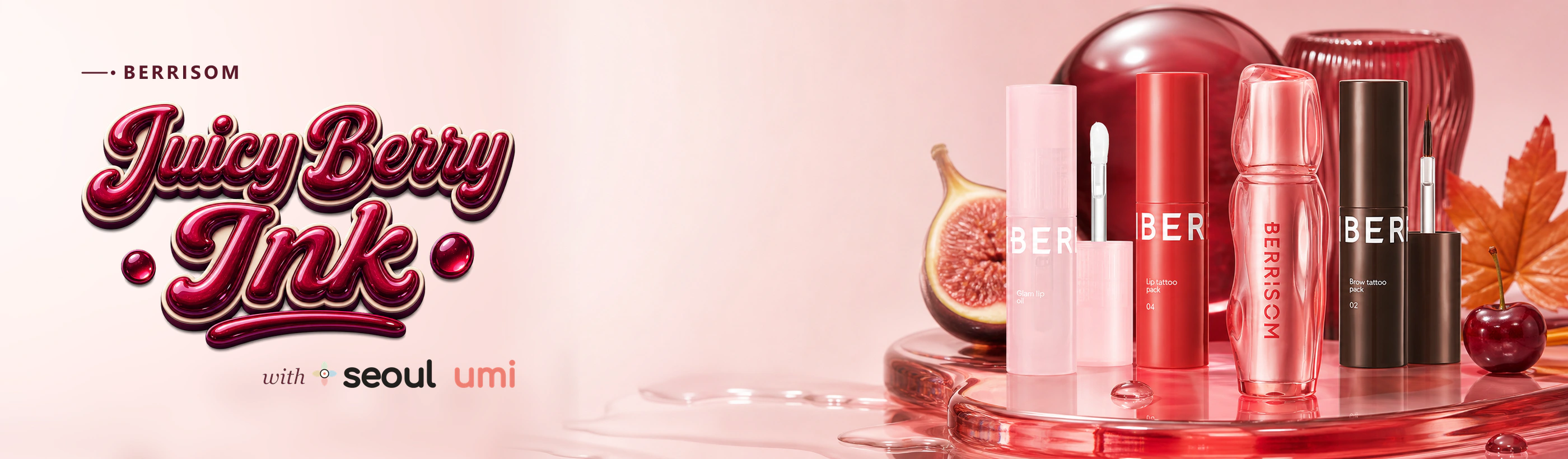 Berrisom Juicy Berry Ink lip campaign