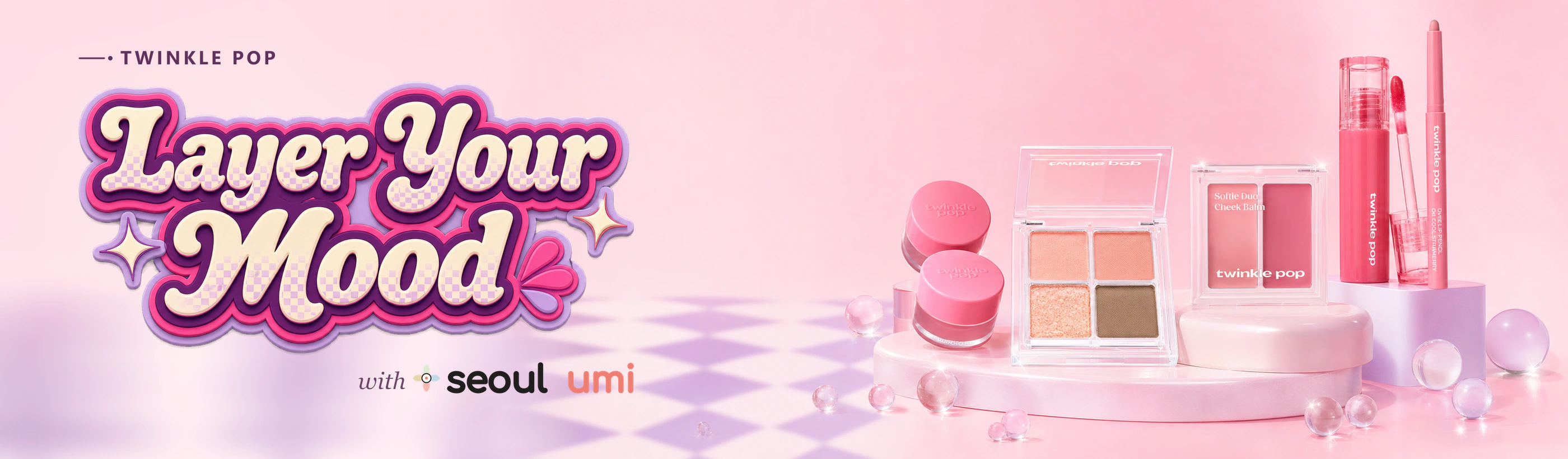 Twinkle Pop Layer Your Mood makeup campaign