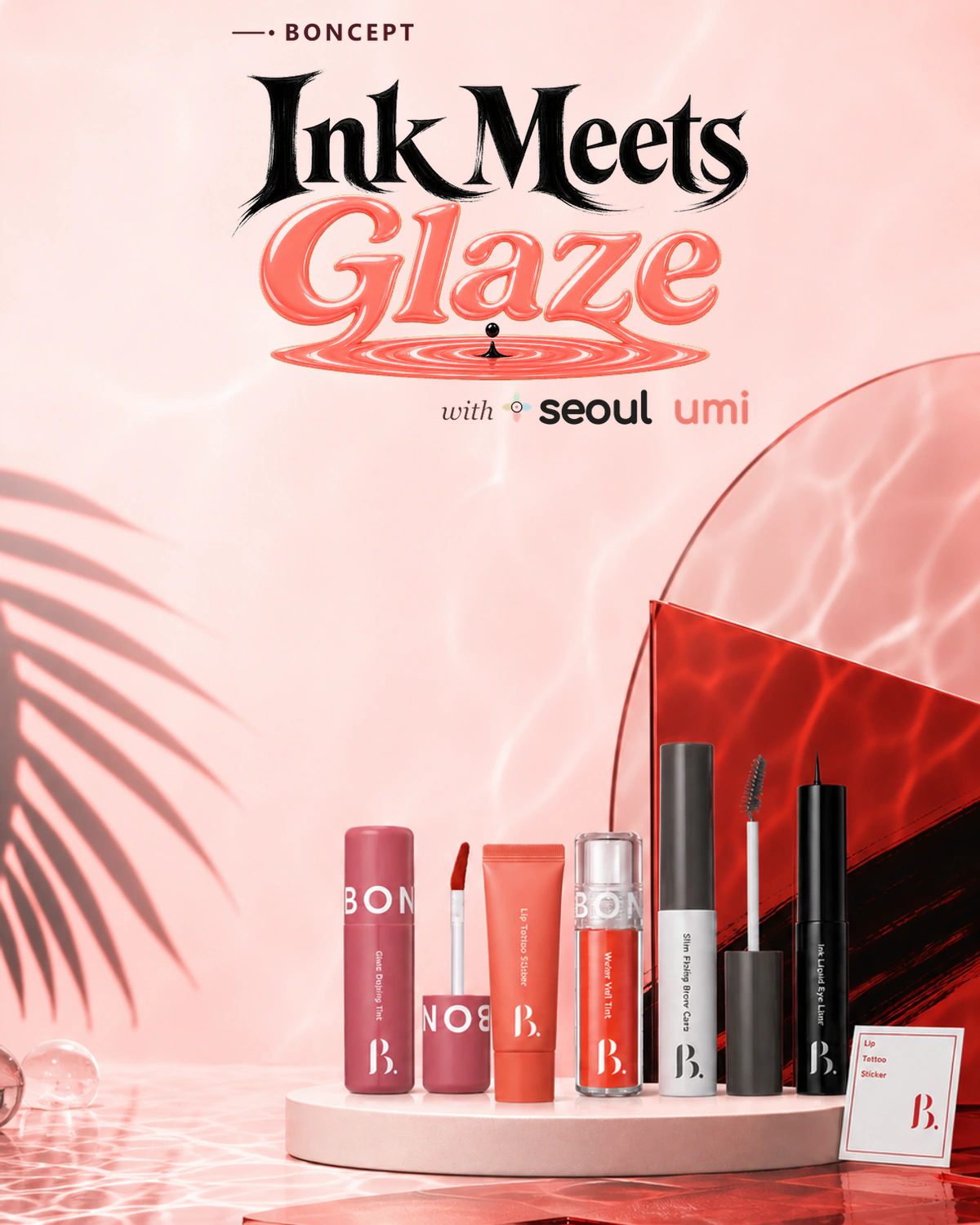 BONCEPT Ink Meets Glaze beauty campaign